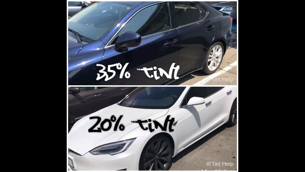 20 Vs 35 Windshield Tint